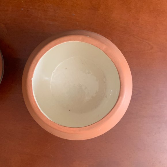 2 Hand crafted Hand Thrown clay Southwest Pottery vase & bowl set, Signed JBL - Picture 10 of 16